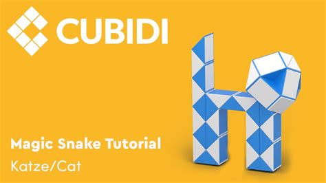 Cubidi magic snake demonstration instructions